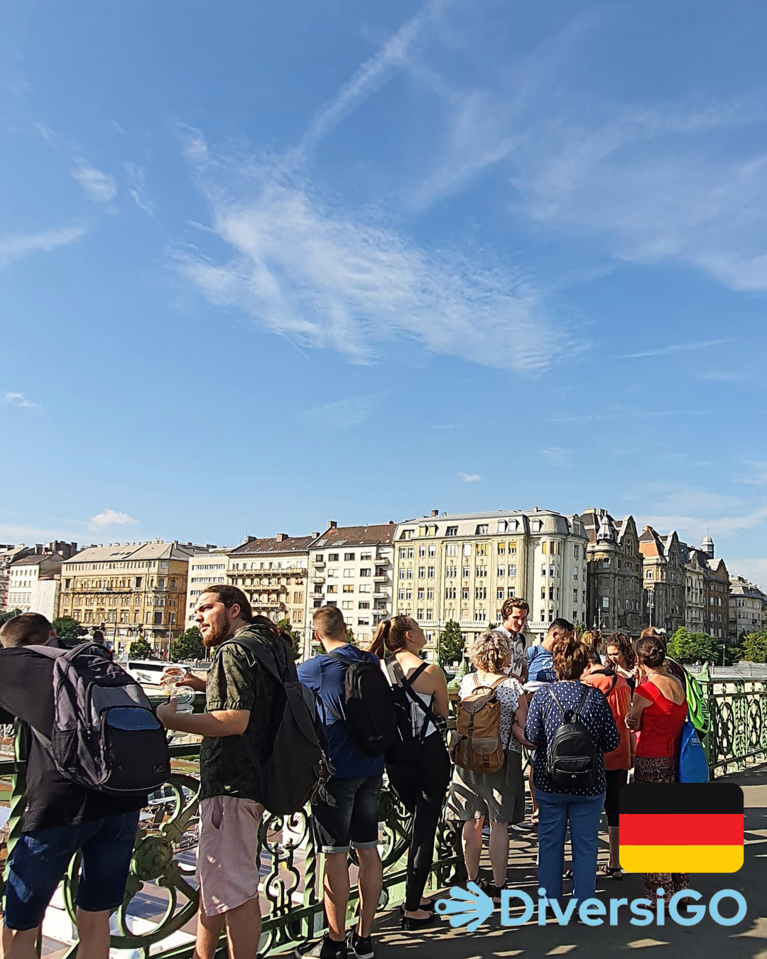 [német] Budapest belváros a Központi Vásárcsarnokkal